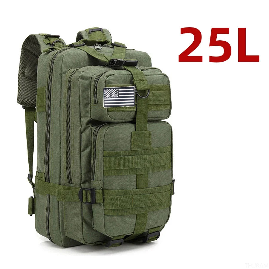 25L / 50L Tactical Outdoor Backpack – Waterproof Nylon