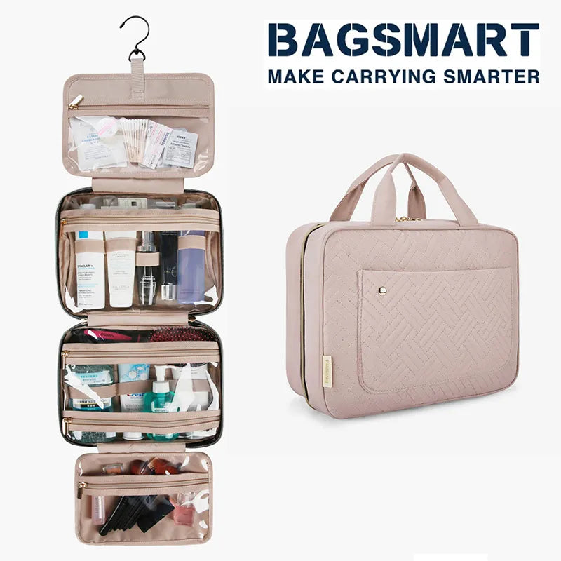BAGSMART Travel Organizer Hanging Toiletry Bag – ozkart.com.au BAGSMART Travel Organizer Hanging Toiletry Bag – ozkart.com.au