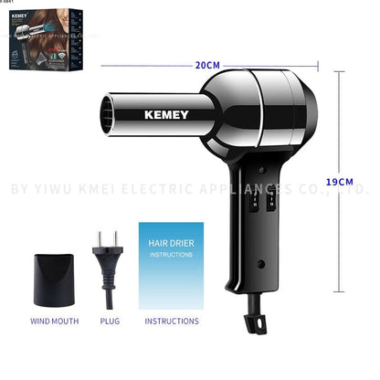 Professional Salon Hair Dryer with Concentrator 2 Heat Speeds-4000 W