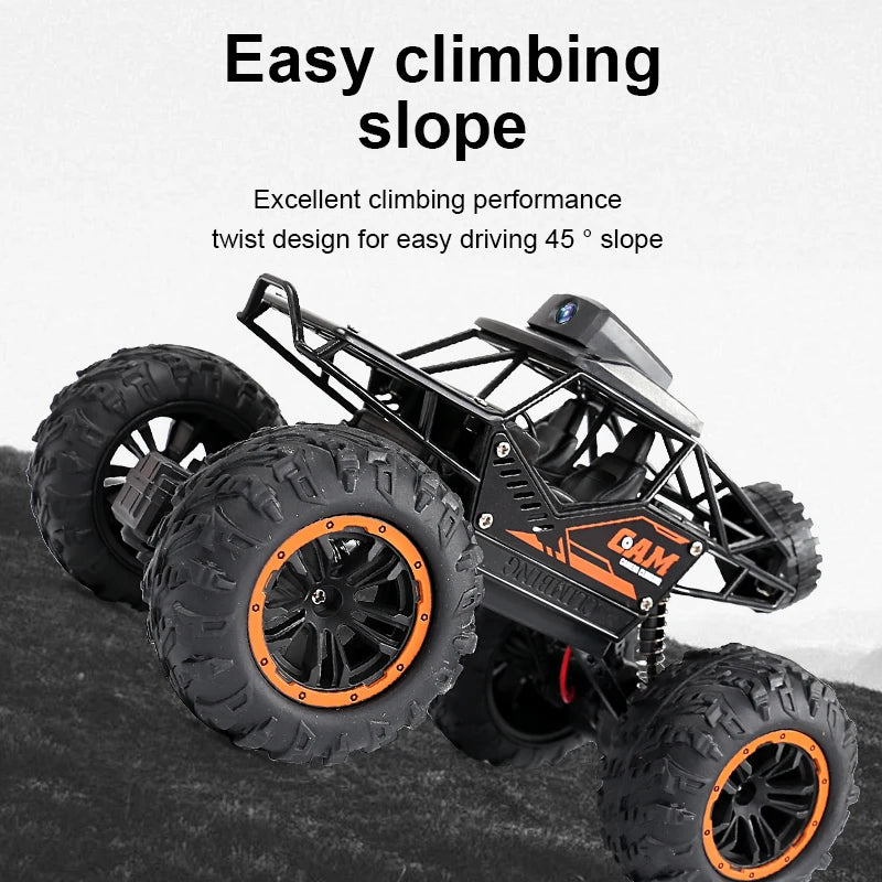 1:18 FPV RC Car with HD Camera – 4WD WiFi Remote Control Off Road Truck