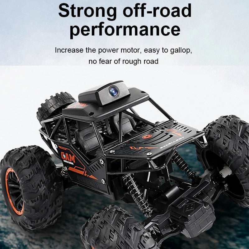 1:18 FPV RC Car with HD Camera – 4WD WiFi Remote Control Off Road Truck