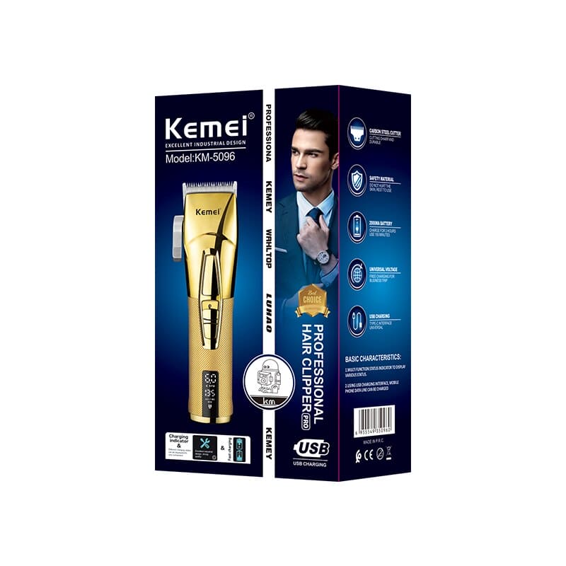 Kemei KM-5096 7000RPM Electric Hair Clippers Extremely Fine Hair Cutting Machine Barbers Precision Cordless Fade hair trimmer