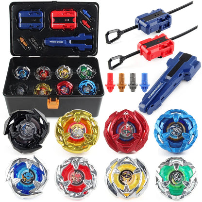 8PCS Battle Spinning Top Set with Launcher & Grip