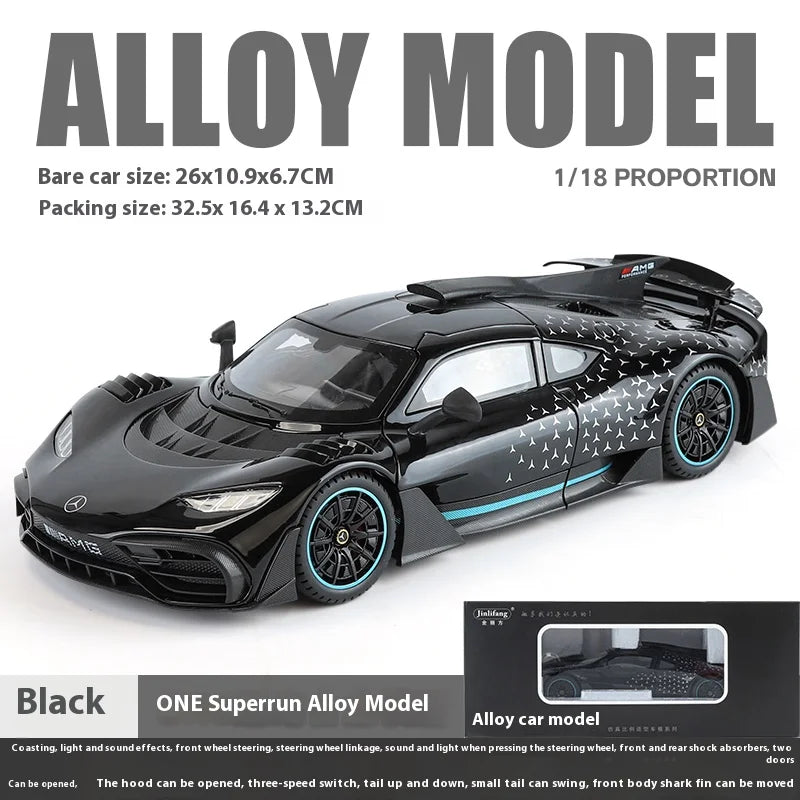 1:18 AMG ONE Diecast Model Car with Sound & Lights