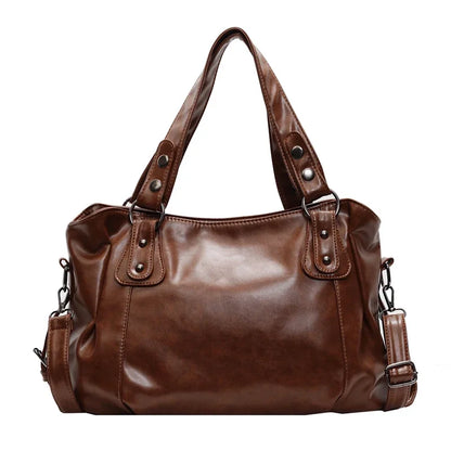 Retro PU Leather Shoulder Bag