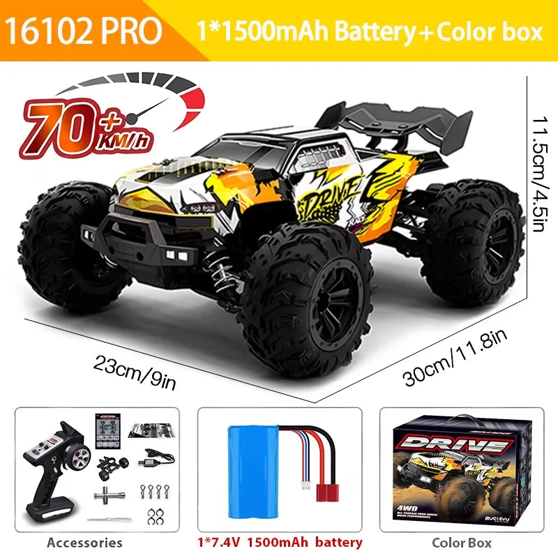 1:16 4WD RC Monster Truck – High-Speed Off-Road Edition