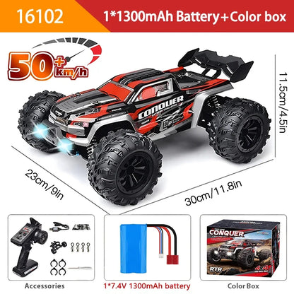 1:16 4WD RC Monster Truck – High-Speed Off-Road Edition