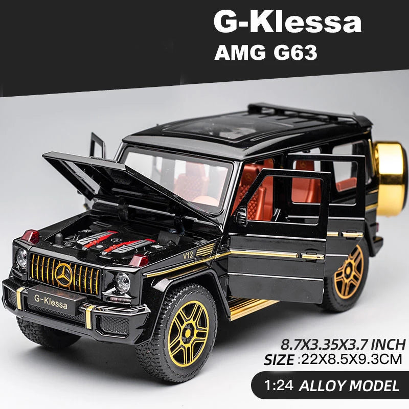 1:24 Alloy Diecast SUV – Light & Sound Model
