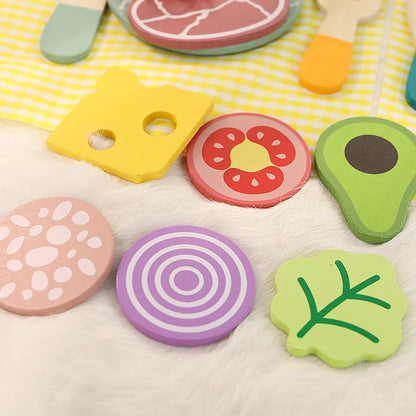Wooden Kitchen Role Play Set – Montessori Style