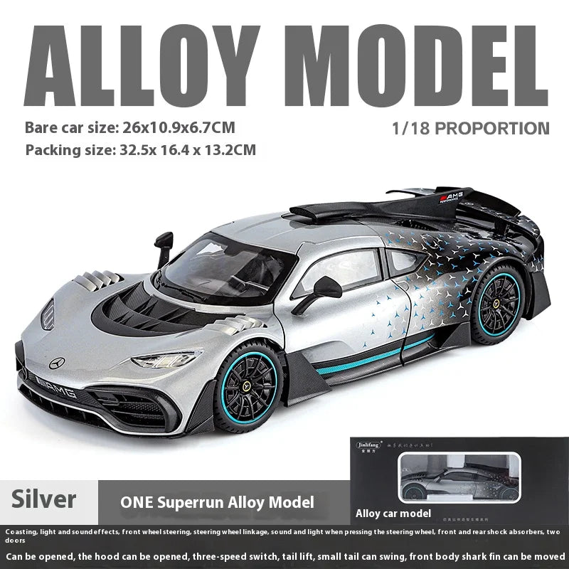 1:18 AMG ONE Diecast Model Car with Sound & Lights