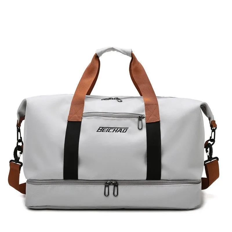 Travel Weekender Duffel with Shoe Compartment