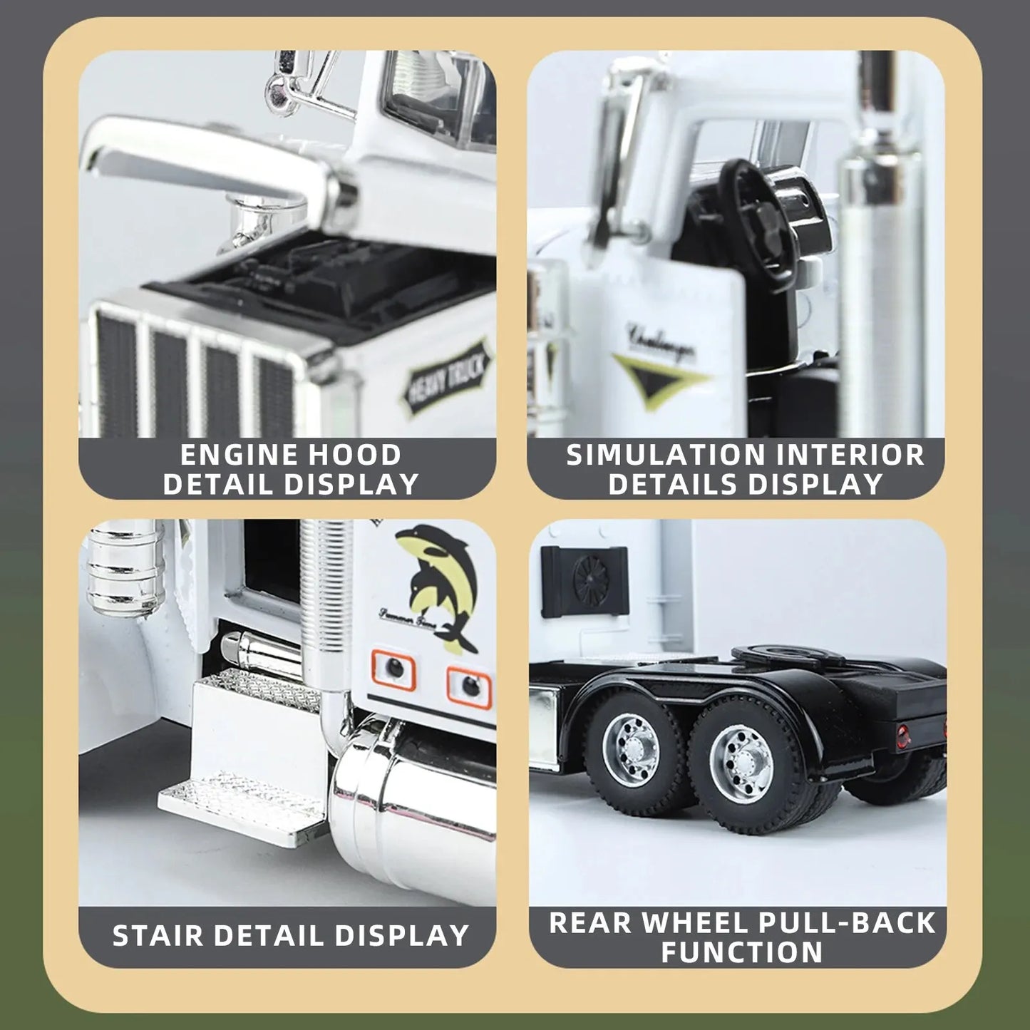 1:24 Scale Alloy Semi Truck – Lonestar Edition