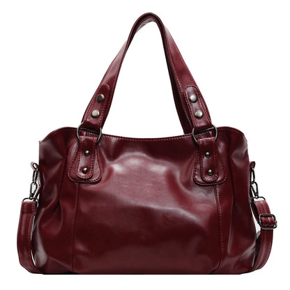 Retro PU Leather Shoulder Bag