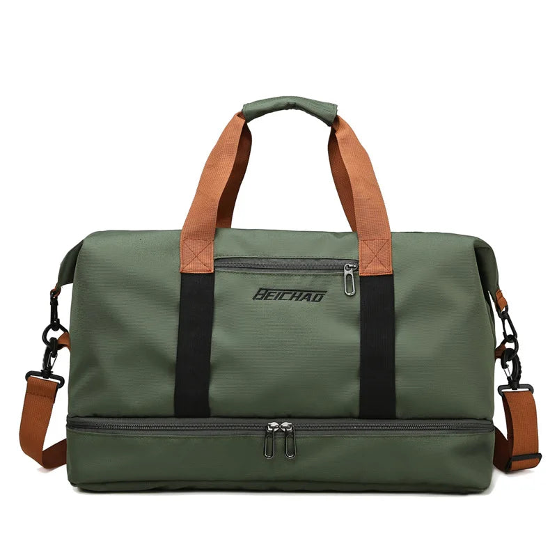 Travel Weekender Duffel with Shoe Compartment