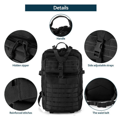 25L / 50L Tactical Outdoor Backpack – Waterproof Nylon