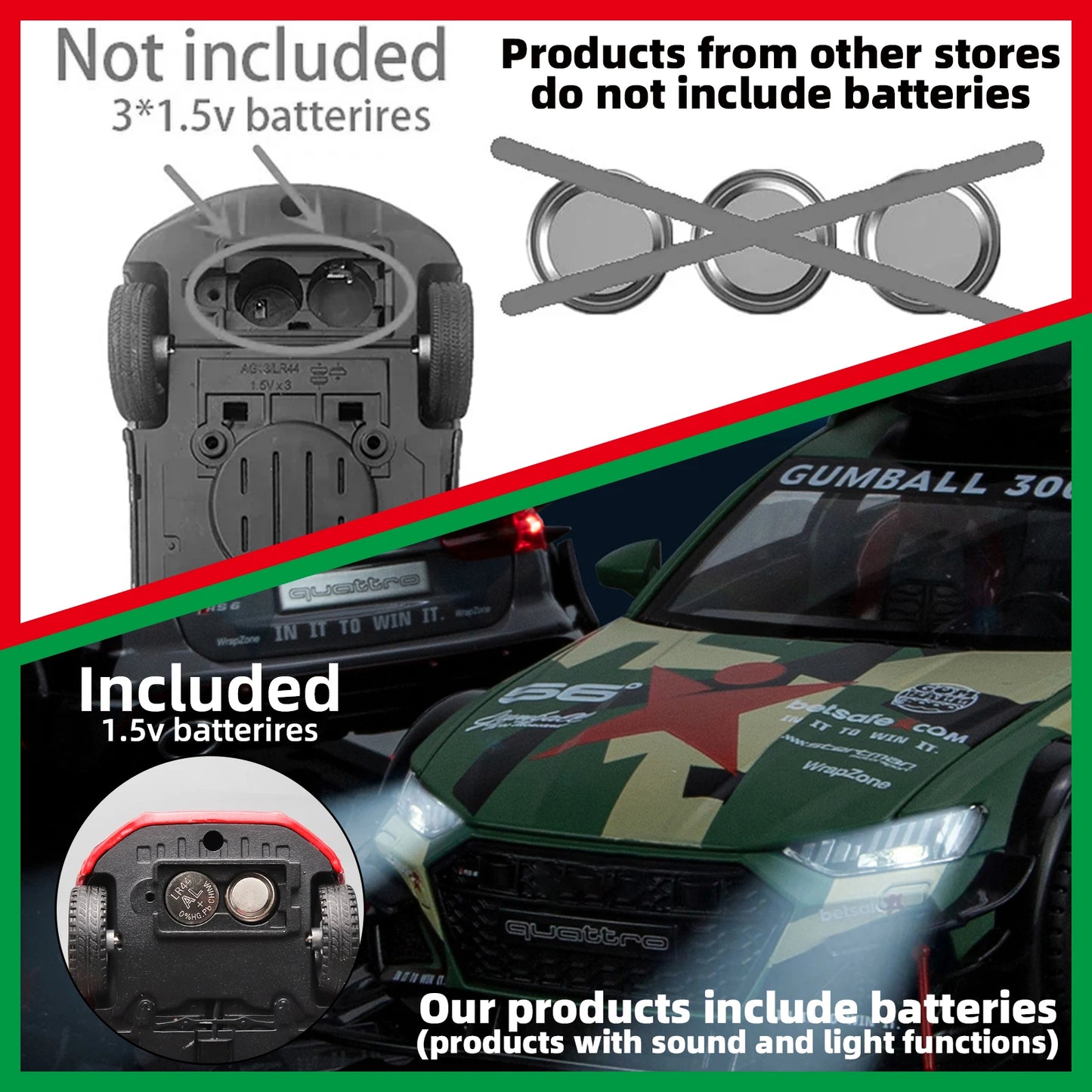 1:18 AMG ONE Diecast Model Car with Sound & Lights