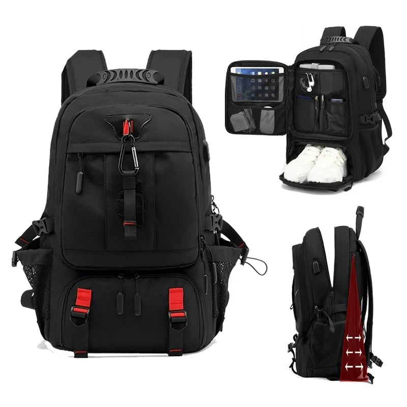 Expandable Waterproof Travel Backpack – 50L / 60L / 80L