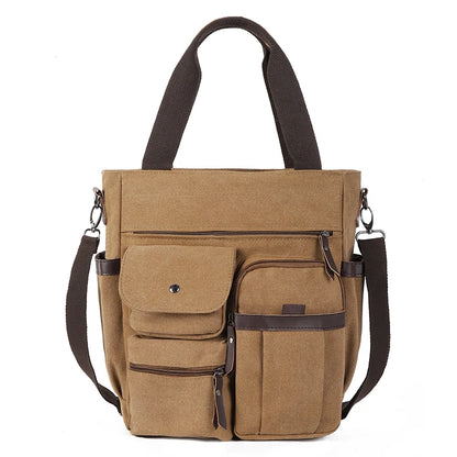 Men’s Vintage Canvas Messenger Bag