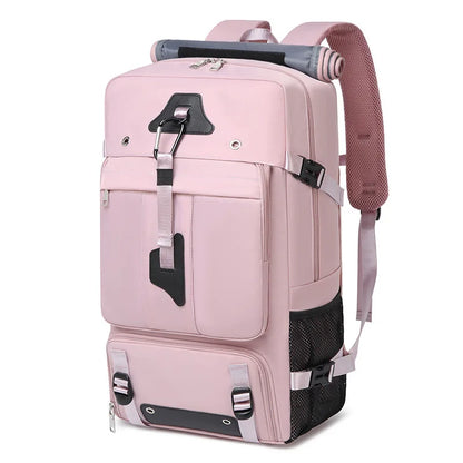 55L Waterproof Travel Backpack – Laptop & Shoe Compartment