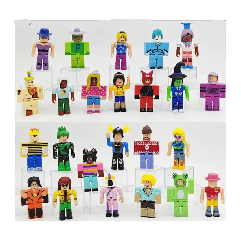 24-Piece Cartoon Character Figure Collection