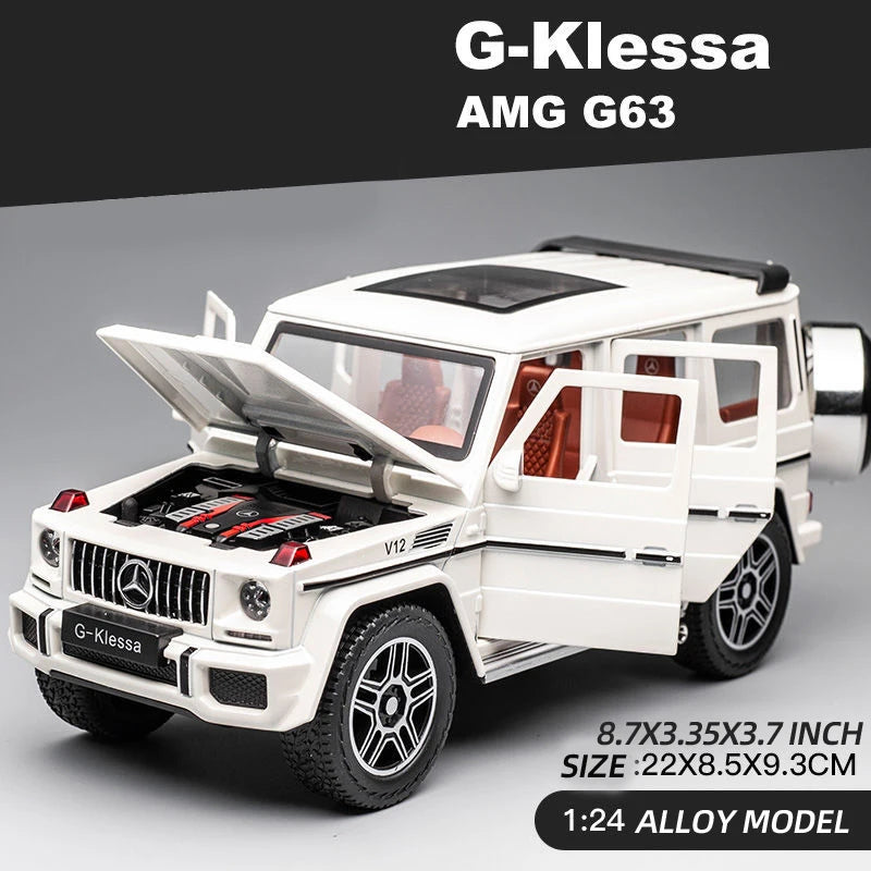 1:24 Alloy Diecast SUV – Light & Sound Model