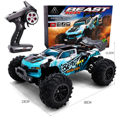 1:16 Brushless 4WD RC Car – 80KM/H High Speed Off Road Racing Truck
