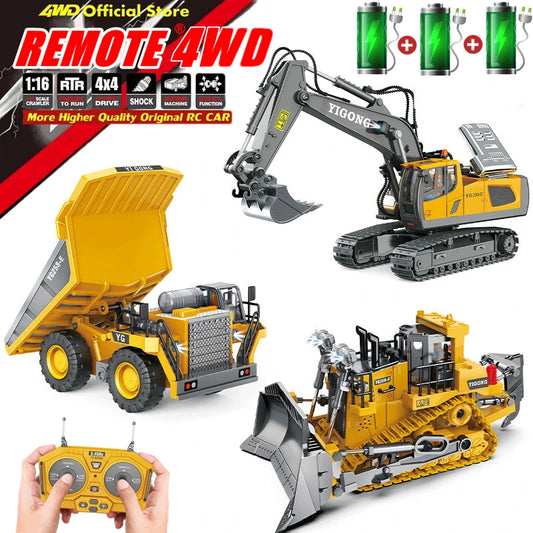 4WD RC Alloy Excavator / Dump Truck