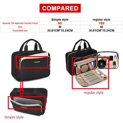 BAGSMART Cosmetic Bag for Women