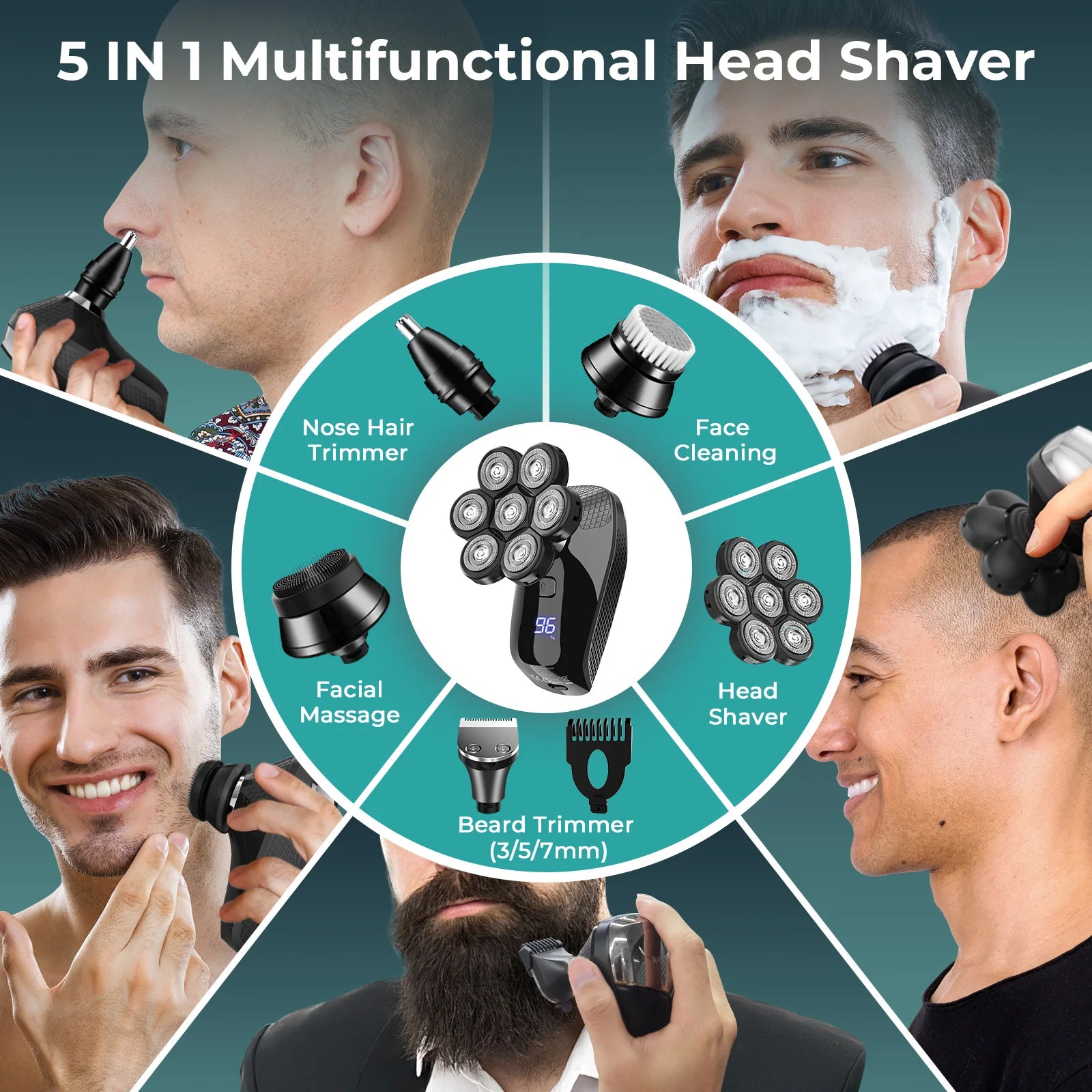 wireless kensen mens wirless hair shaver ozkart