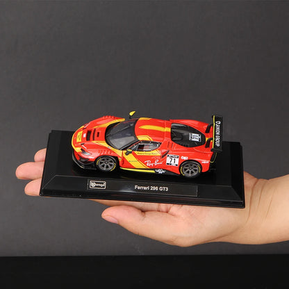 1:43 Scale GT3 Supercar Diecast Model – Red Alloy Racing Car Collectible