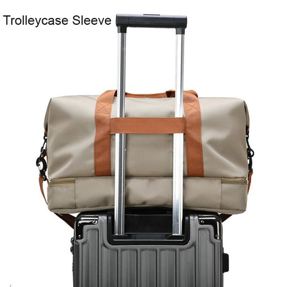 Travel Weekender Duffel with Shoe Compartment