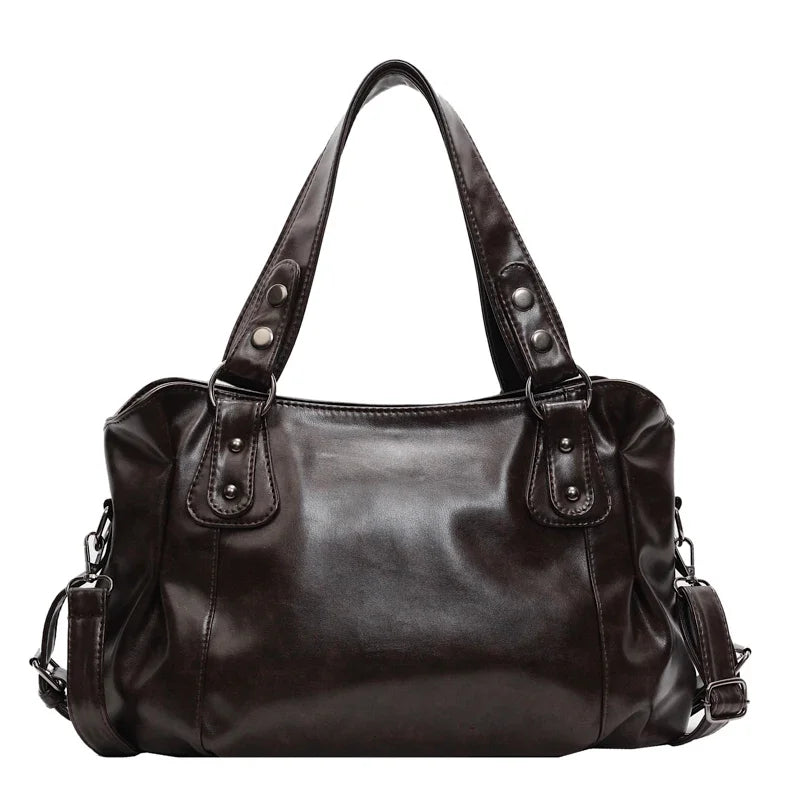 Retro PU Leather Shoulder Bag