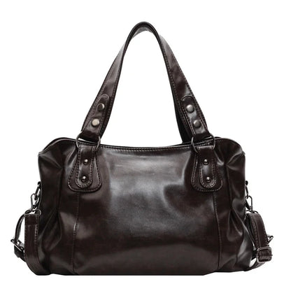Retro PU Leather Shoulder Bag