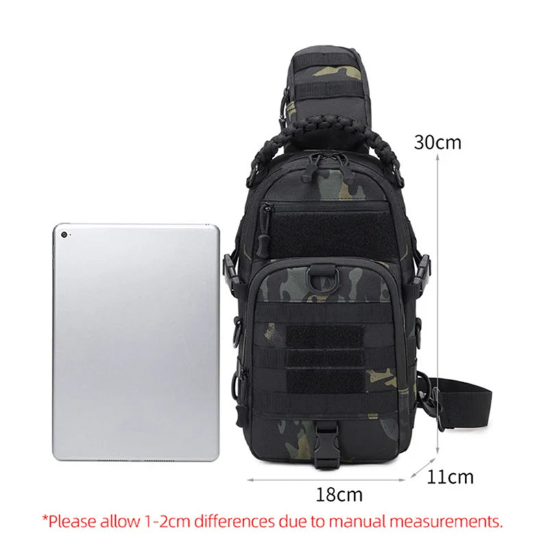 Tactical MOLLE Chest Sling Bag