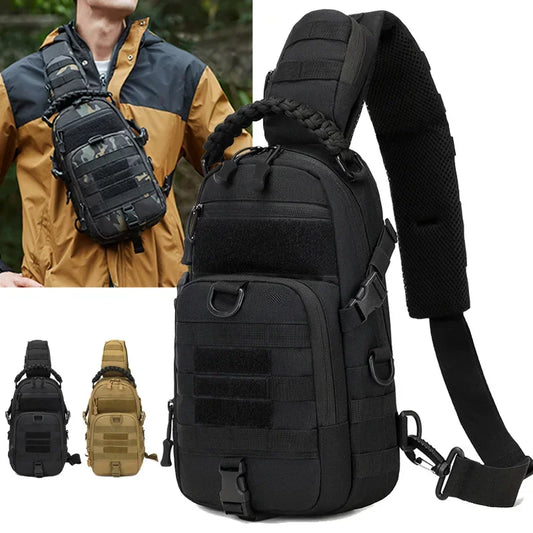 Tactical MOLLE Chest Sling Bag