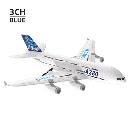 A380 RC Foam Glider Plane – 2CH / 3CH with 6-Axis Gyro Stabilizer
