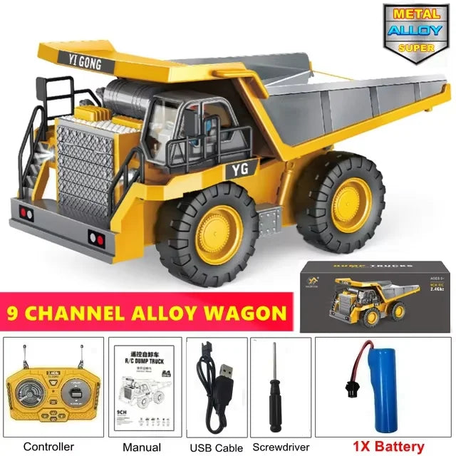 4WD RC Alloy Excavator / Dump Truck
