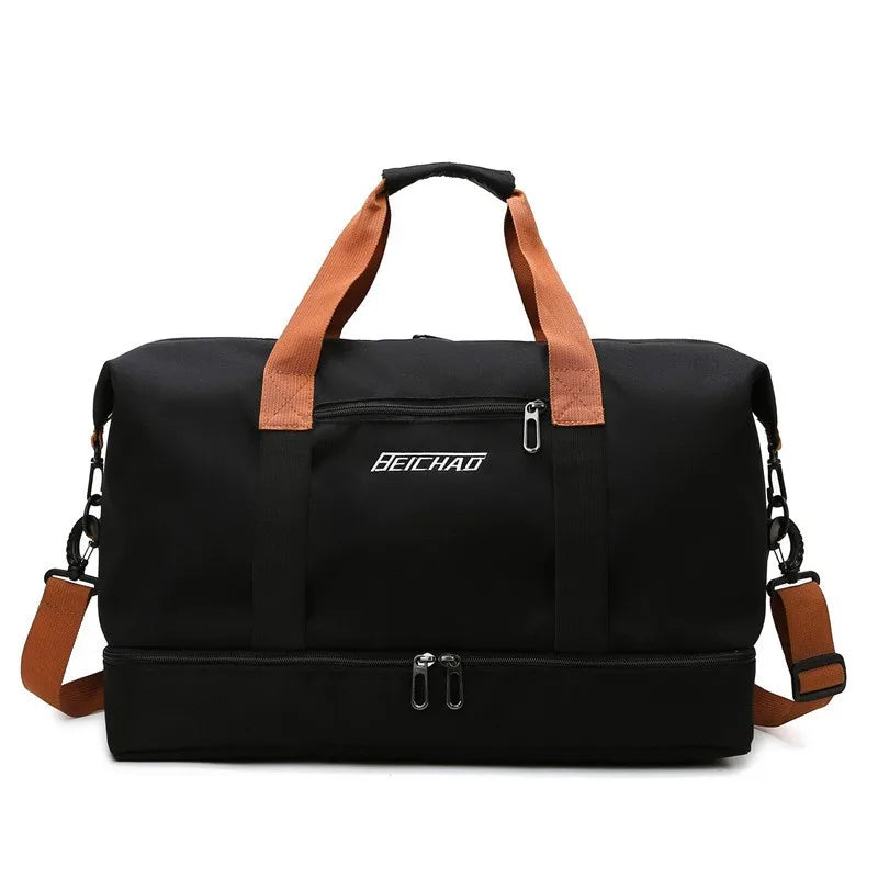 Travel Weekender Duffel with Shoe Compartment