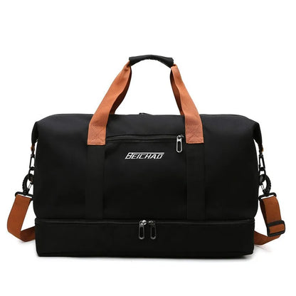 Travel Weekender Duffel with Shoe Compartment