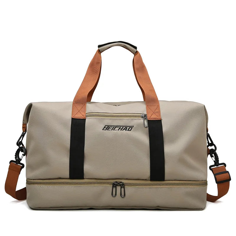 Travel Weekender Duffel with Shoe Compartment