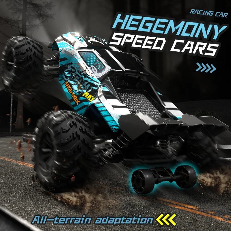 1:16 Brushless 4WD RC Car – 80KM/H High Speed Off Road Racing Truck