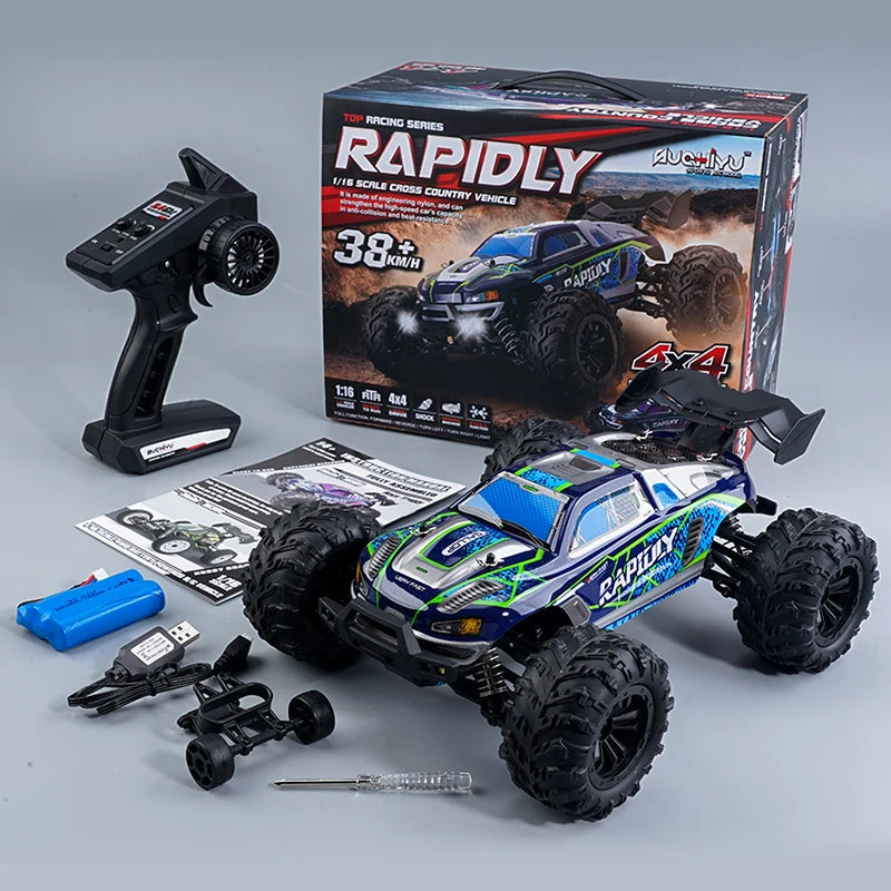 1:16 4WD RC Monster Truck – High Speed Off Road Remote Control Climbing Car
