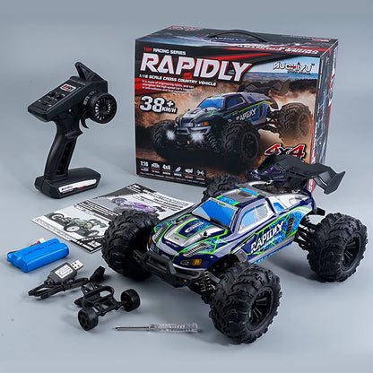 1:16 4WD RC Monster Truck – High Speed Off Road Remote Control Climbing Car