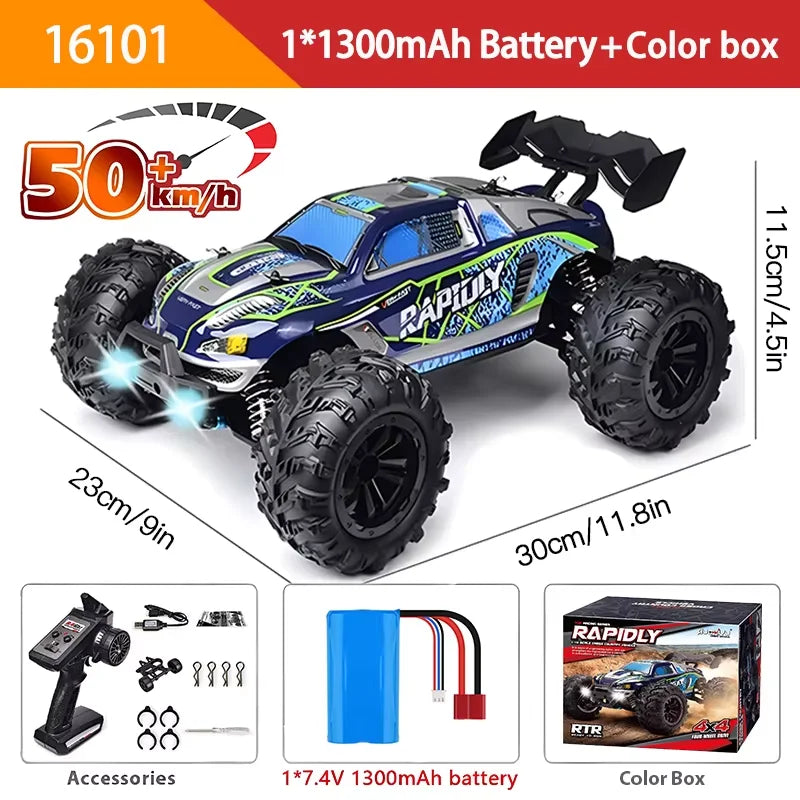 1:16 4WD RC Monster Truck – High-Speed Off-Road Edition