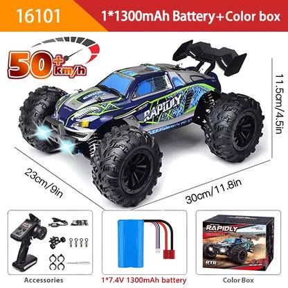 1:16 4WD RC Monster Truck – High Speed Off Road Remote Control Climbing Car