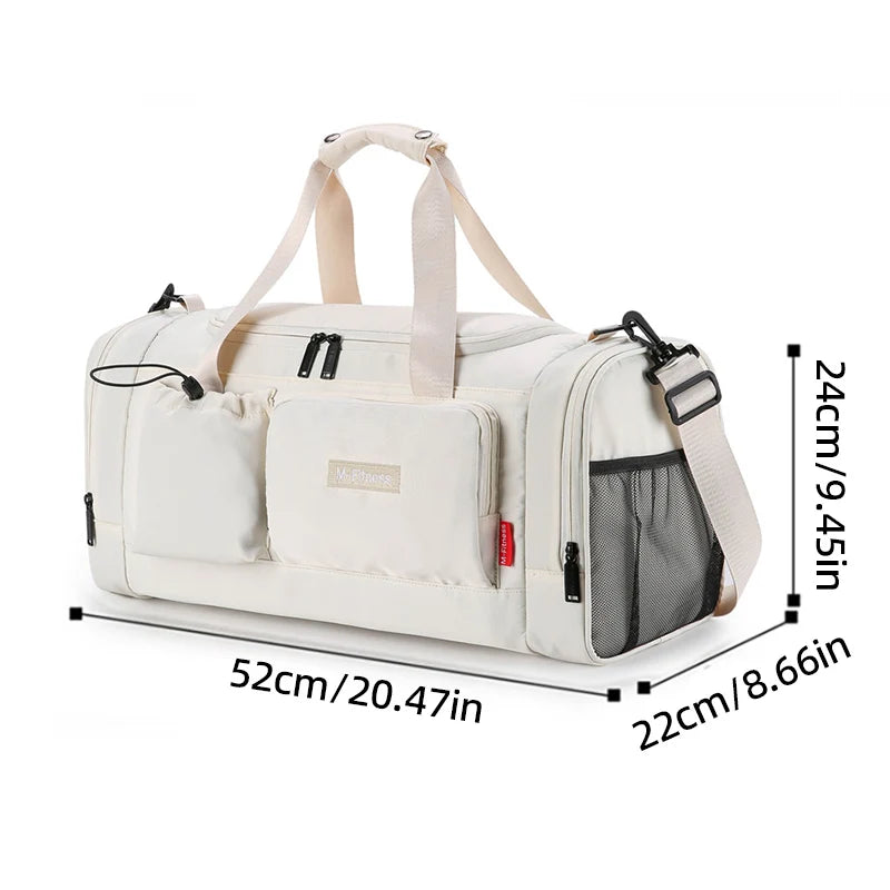 Large Capacity Gym & Travel Duffel Bag – Weekend & Fitness Carry Bag