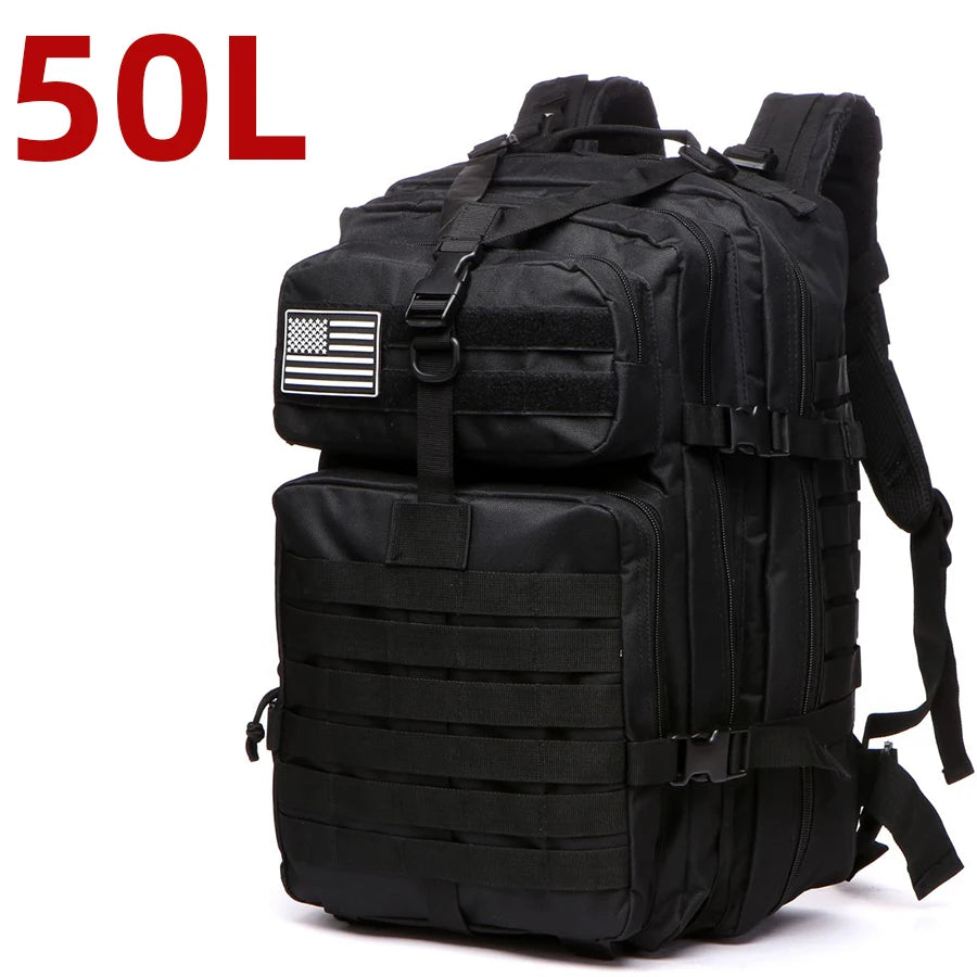 25L / 50L Tactical Outdoor Backpack – Waterproof Nylon