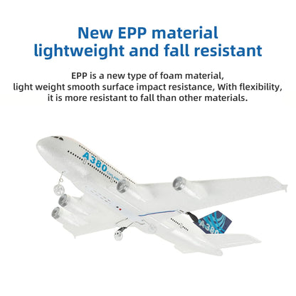 A380 RC Foam Glider Plane – 2CH / 3CH with 6-Axis Gyro Stabilizer
