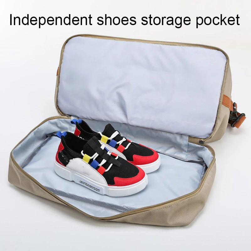 Travel Weekender Duffel with Shoe Compartment