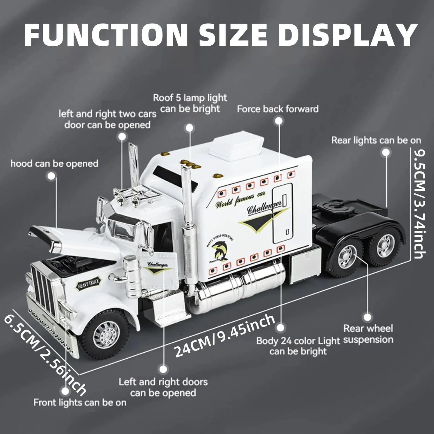 1:24 Scale Alloy Semi Truck – Lonestar Edition